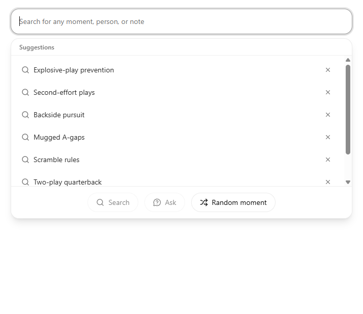 Mnemcore shared team workflow